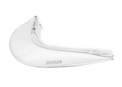 Pre-owned Jacquemus Women's  X Nike Le Sac Swoosh Small In White
