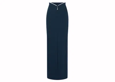 Pre-owned Jacquemus Women's  X Nike Long Skirt (asia Sizing) In Dark Navy Blue