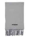 Jacquemus Women L Echarpe Moisson In Gray