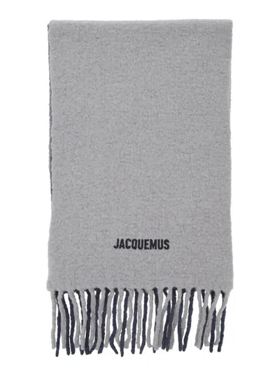Jacquemus Women L Echarpe Moisson In Gray