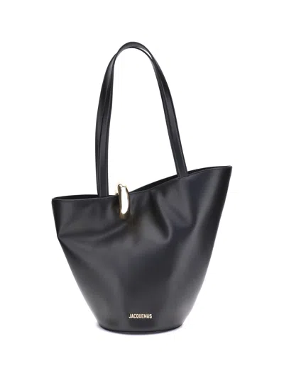 Jacquemus Women La Bambola Bucket Bag In Black