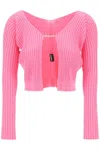 Jacquemus 'la Maille Pralù Longue' Cardigan In Pink