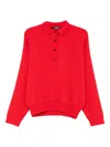Jacquemus Balloon Wool And Cashmere Polo Sweater In Multi