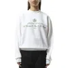 Jacquemus White Sweater With Logo Embroidered On The Front And Short Design In Cotton Woman In White