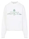 Jacquemus White Sweater With Logo Embroidered On The Front And Short Design In Cotton Woman In White