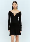 Jacquemus Women La Mini Robe Pralù Dress In Black