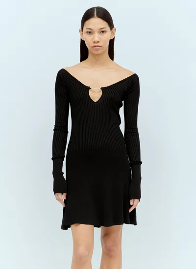 Jacquemus Women La Mini Robe Pralù Dress In Black