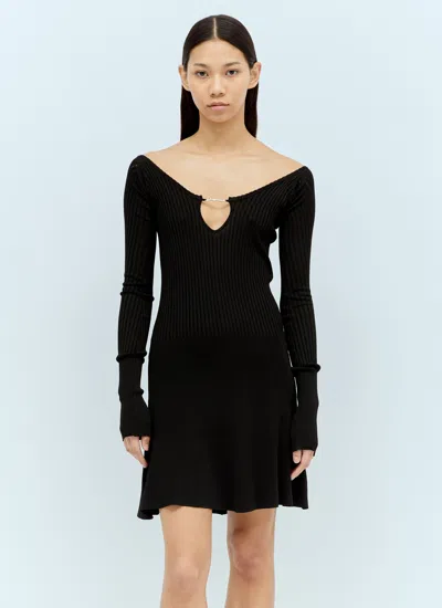 Jacquemus Women La Mini Robe Pralù Dress In Black