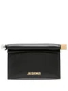 Jacquemus Women La Petite Pochette Rond Leather Clutch In Multicolor