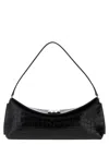Jacquemus Le Calisson Crocodile-effect Leather Shoulder Bag In Black