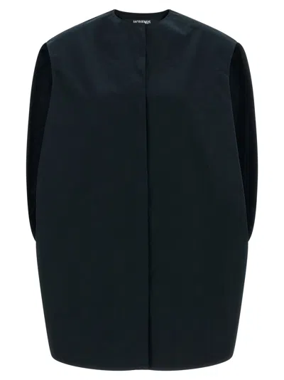 Jacquemus Women's La Robe Berlingot Dress In Blue