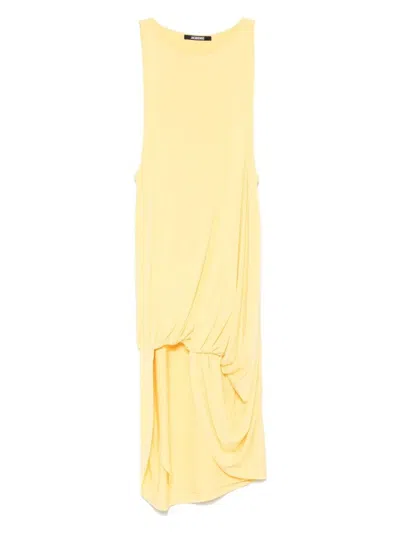 JACQUEMUS WOMEN'S LA ROBE PEPLO COURTE