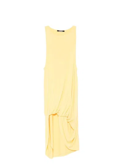 JACQUEMUS WOMEN'S LA ROBE PEPLO COURTE DRESS