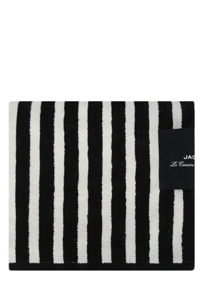 Jacquemus Women La Serviette Rayures In Black