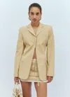 Jacquemus Jacket The Mans Dress In Cream