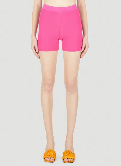 Jacquemus Women Le Arancia Shorts In Pink