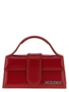 Jacquemus Rectangular Smooth Top Handle Shoulder Bag In Red