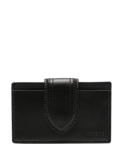 Jacquemus Women Le Bambino Leather Card Case In Multicolor
