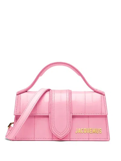 Jacquemus Women's Le Bambino Leather Handbag In Pink