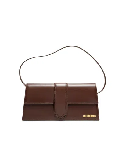 Jacquemus Women's Le Bambino Leather Shoulder Bag In Brown
