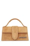 Jacquemus Le Grand Bambino Croc-embossed Suede Top Handle Bag In Multi