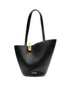 Jacquemus The Medium Bambola Asymmetric Leather Bucket Bag