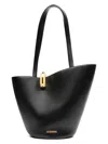 Jacquemus The Medium Bambola Asymmetric Leather Bucket Bag