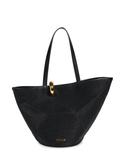 Jacquemus Mini Shopping Bag In Black