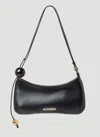 Jacquemus Women Le Bisou Perle Shoulder Bag In Black