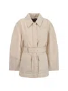Jacquemus Le Blouson Bari Down Jacket In Brown