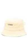 Jacquemus Women Le Bob Gadjo Bucket Hat In Paleyellow