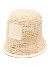 Jacquemus Women Le Bob Soli Bucket Hat In Neutral
