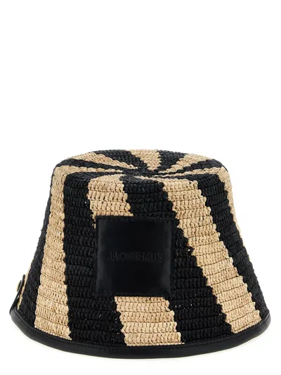 Jacquemus Women 'le Bob Soli' Bucket Hat In Black