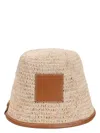 Jacquemus Le Bob Logo Patch Bucket Hat In Lightbrown