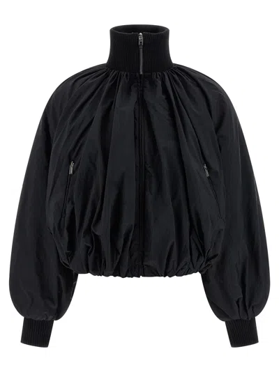 Jacquemus 'le Bomber Pallone' Bomber Jacket In Black
