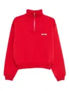 Jacquemus Women Le Camionneur Grosgrain Sweatshirt In Red