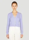 Jacquemus Le Cardigan Lazo Mohair-blend Cardigan, Cardigan, Purple In Purple