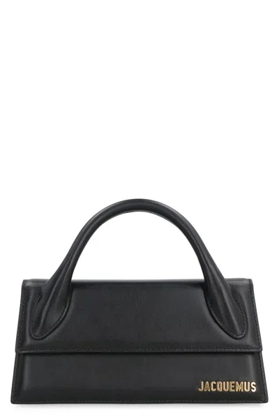 Jacquemus Women's "le Chiquito Long" Handbag In Black