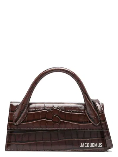 Jacquemus Women's Le Chiquito Long In Darkbrown