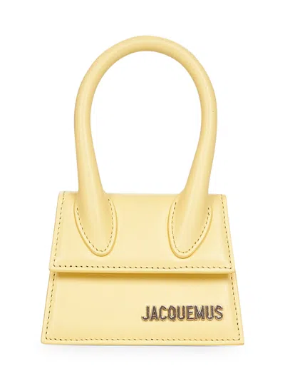 Jacquemus Women Le Chiquito Medium Yellow Bag In Neutral
