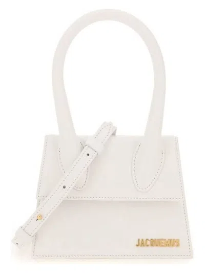 Jacquemus Women's Le Chiquito Moyen Bag In White