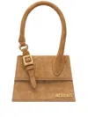 Jacquemus 'the Medium Chiquito With Buckle' Camel Brown Handle Bag In Brown