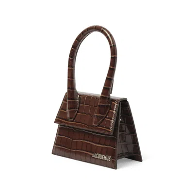 Jacquemus Women's Le Chiquito Moyen In Dark Brown