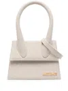 Jacquemus Le Chiquito Leather Handbag In Neutral