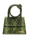 Jacquemus Women Le Chiquito Noeud Leather Handbag In Multicolor