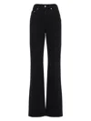 Jacquemus Le Haut De Nimes Denim Straight Jeans In Black