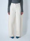 Jacquemus Trousers With Pleated Front And Side Pockets In White