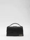 Jacquemus Le Bambino Small Leather Shoulder Bag In Black