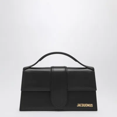 Jacquemus Women's Le Grand Bambino Bag In Leather In Black