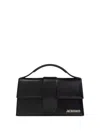 Jacquemus Women Le Grand Bambino Leather Handbag In Black